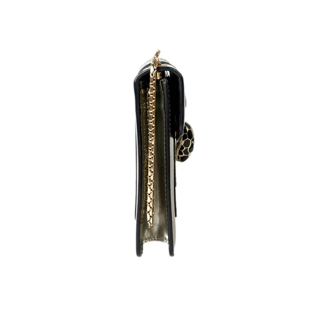 Bvlgari Serpenti Forever Square Metallic Bag