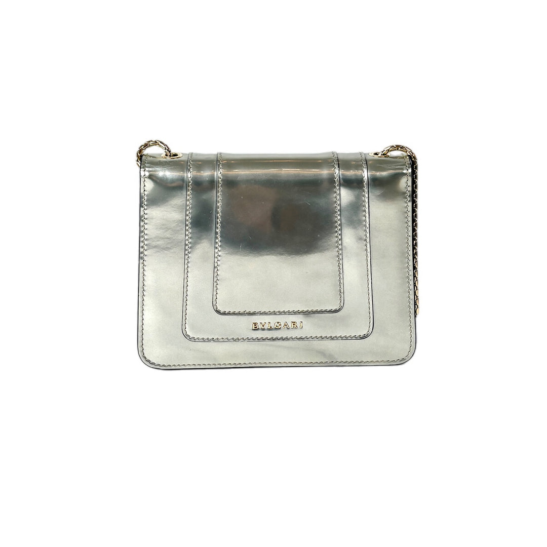 Bvlgari Serpenti Forever Square Metallic Bag