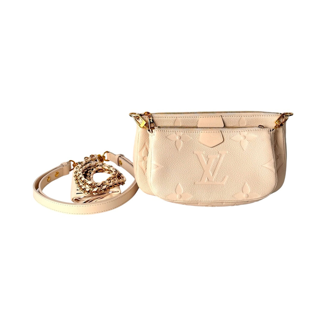 Louis Vuitton Pochette Multi Cream Calfskin