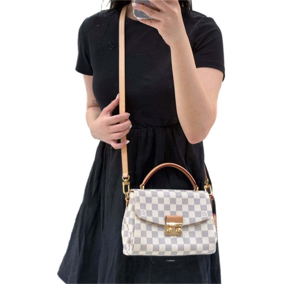 Louis Vuitton Croisette Damier Azur Bag