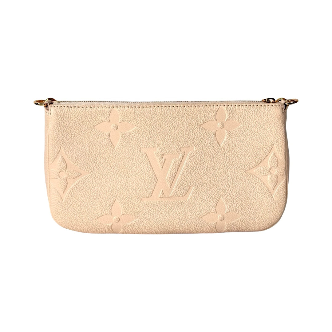 Louis Vuitton Pochette Multi Cream Calfskin