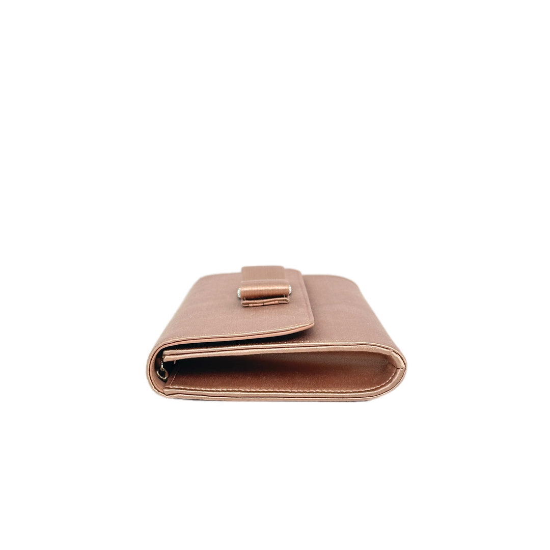 Ferragamo Pink Bow Wallet on Chain Bag