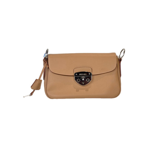 Prada Brown Leather Hand Bag - Jiaxyk