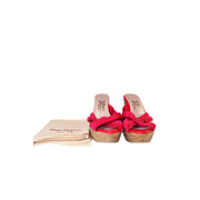 Ferragamo Griselda 5cm Shoes Coral Color Size #7.5 - Jiaxyk