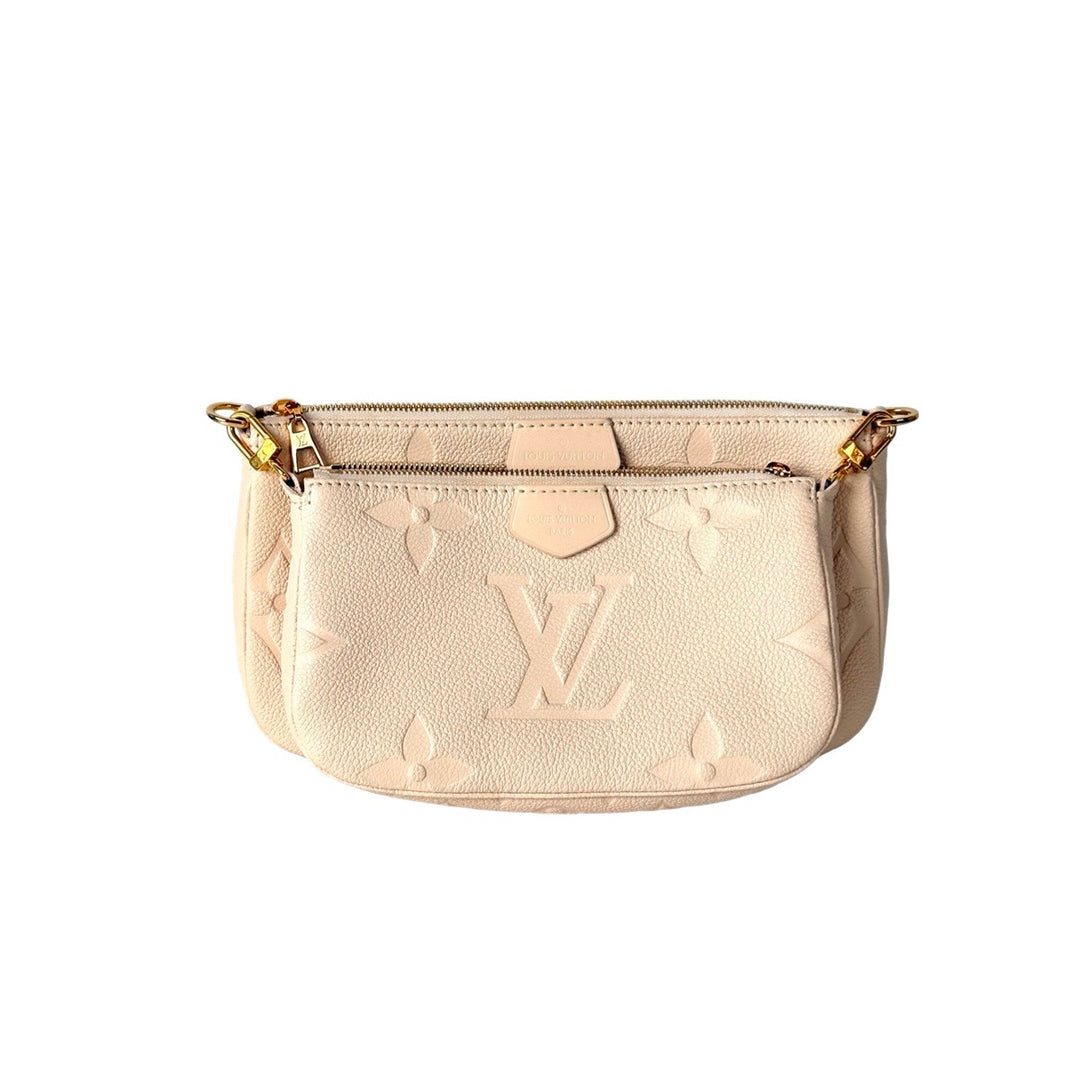 Louis Vuitton Pochette Multi Cream Calfskin