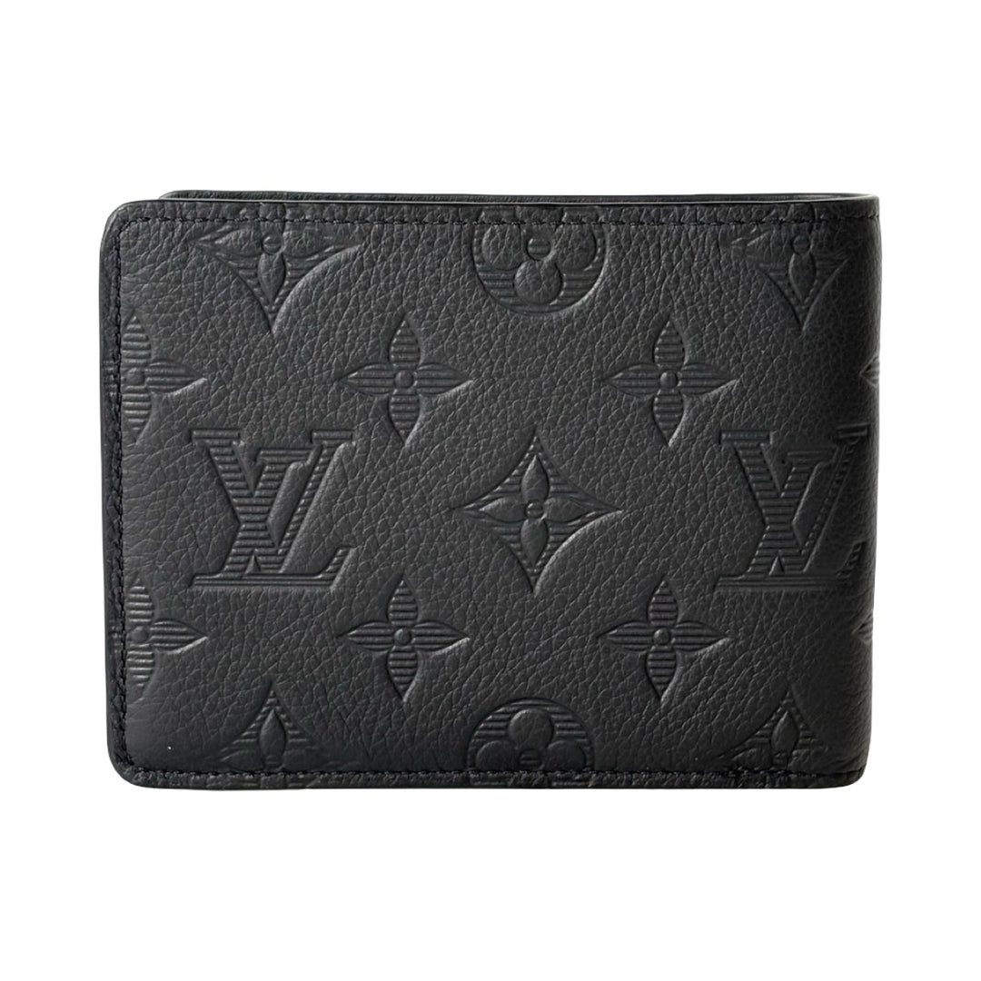 Louis Vuitton Multiple  Wallet Black Calfskin