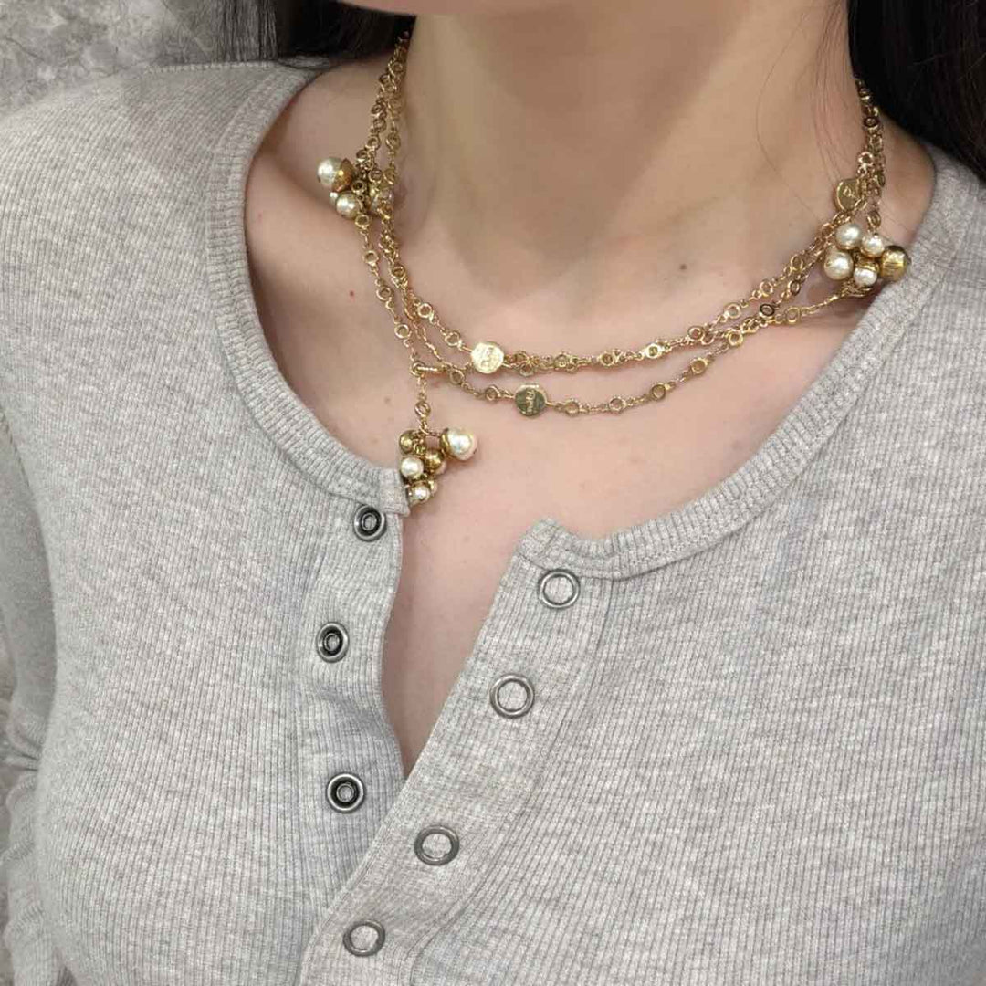 Dior Fashion Jewelry Pearl Necklace