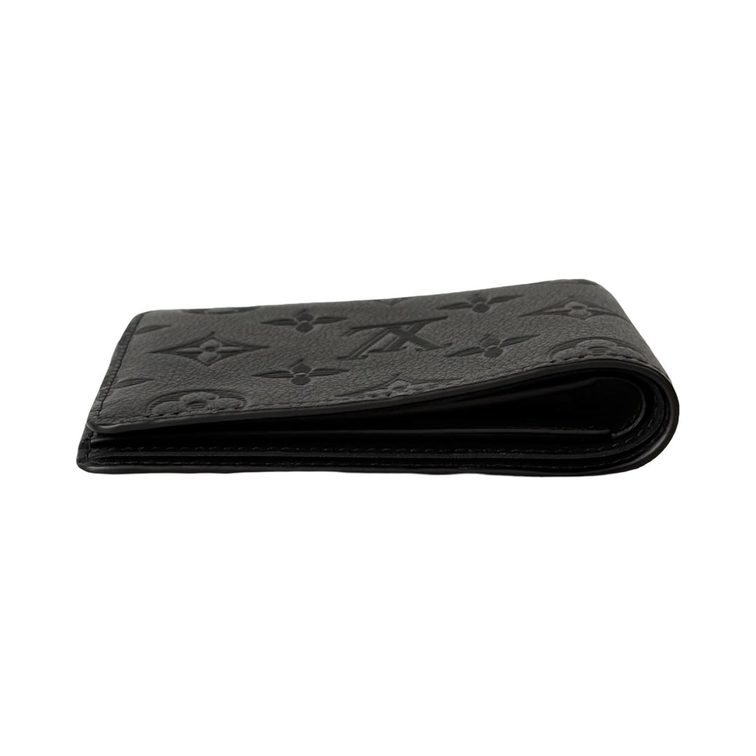 Louis Vuitton Multiple  Wallet Black Calfskin