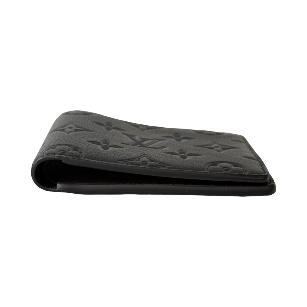 Louis Vuitton Multiple  Wallet Black Calfskin