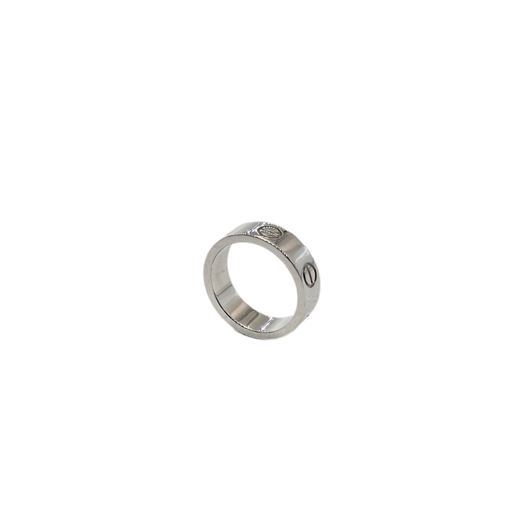 Cartier Love Ring White Gold #49