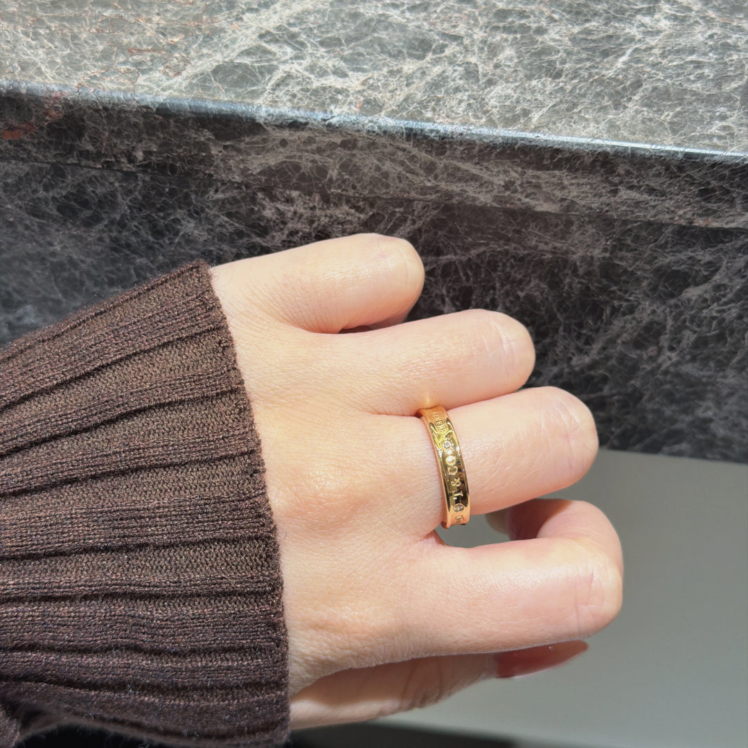Tiffany 1837 Diamond Ring 18k Rose Gold #6