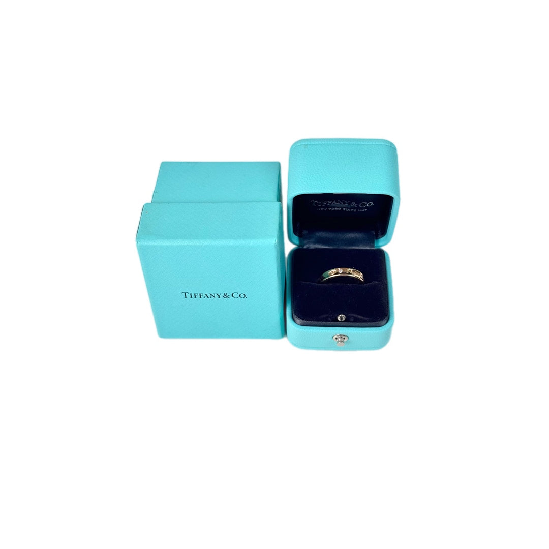 Tiffany 1837 Diamond Ring 18k Rose Gold #6