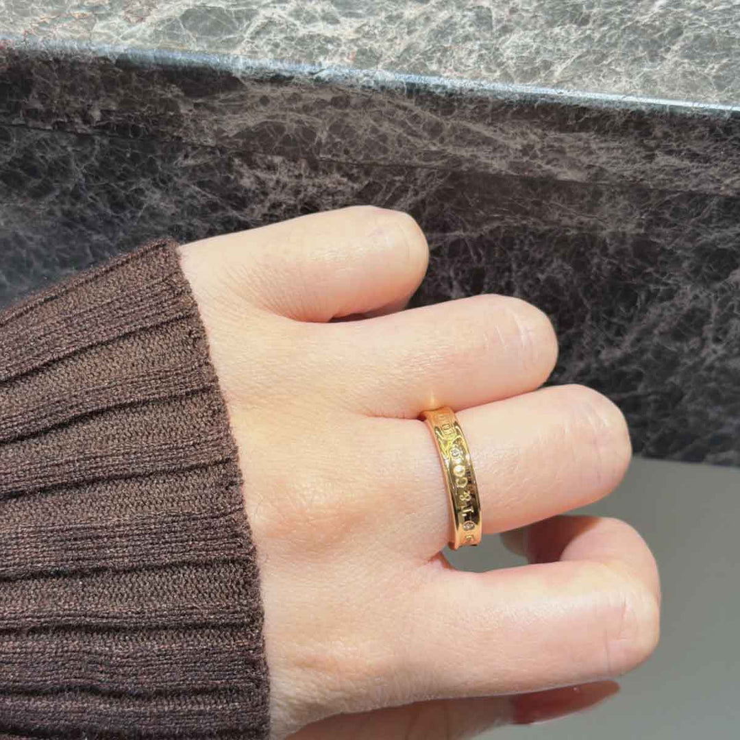 Tiffany 1837 Diamond Ring 18k Rose Gold #6