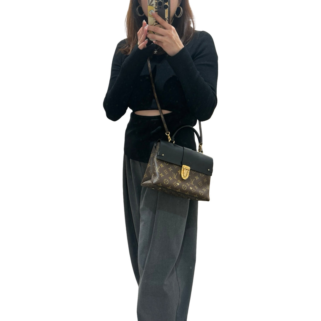 Louis Vuitton One Handle Lock MM Bag