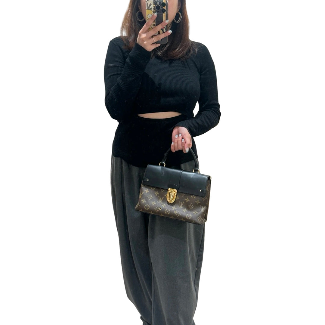 Louis Vuitton One Handle Lock MM Bag