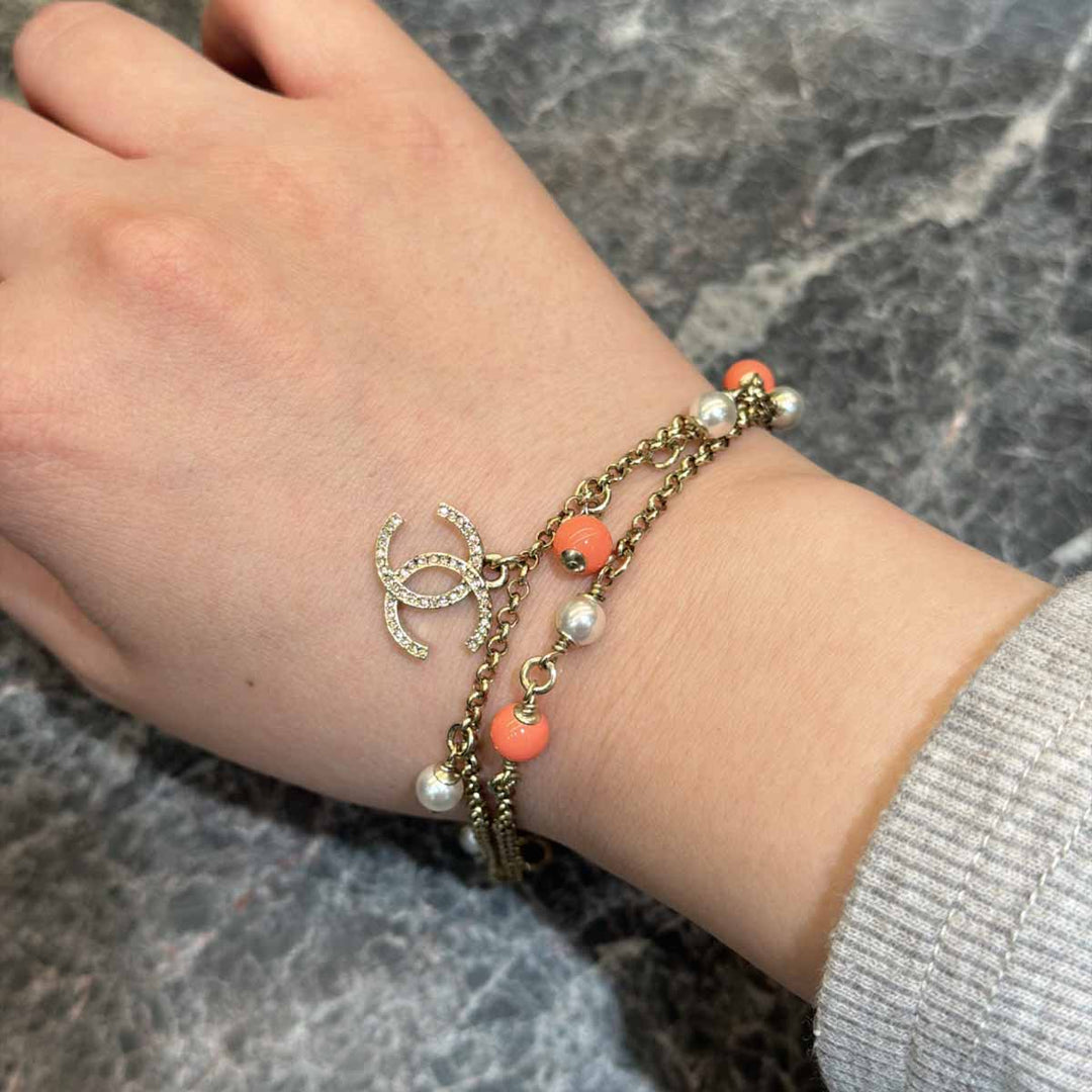 Chanel Logo Drop Bracelet