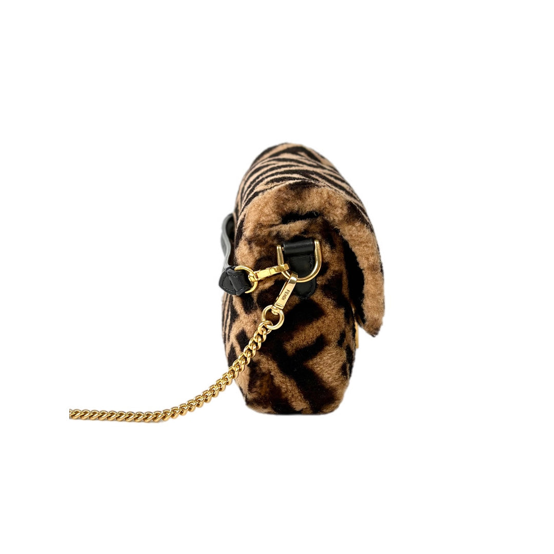 Fendi Baguette Fur Mini Bag