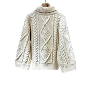 Celine White Turtleneck Sweater # M
