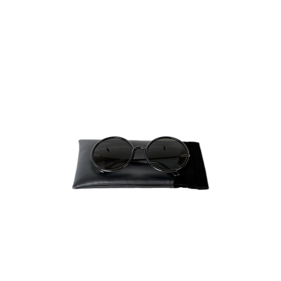 Dior Black Round Sunglasses