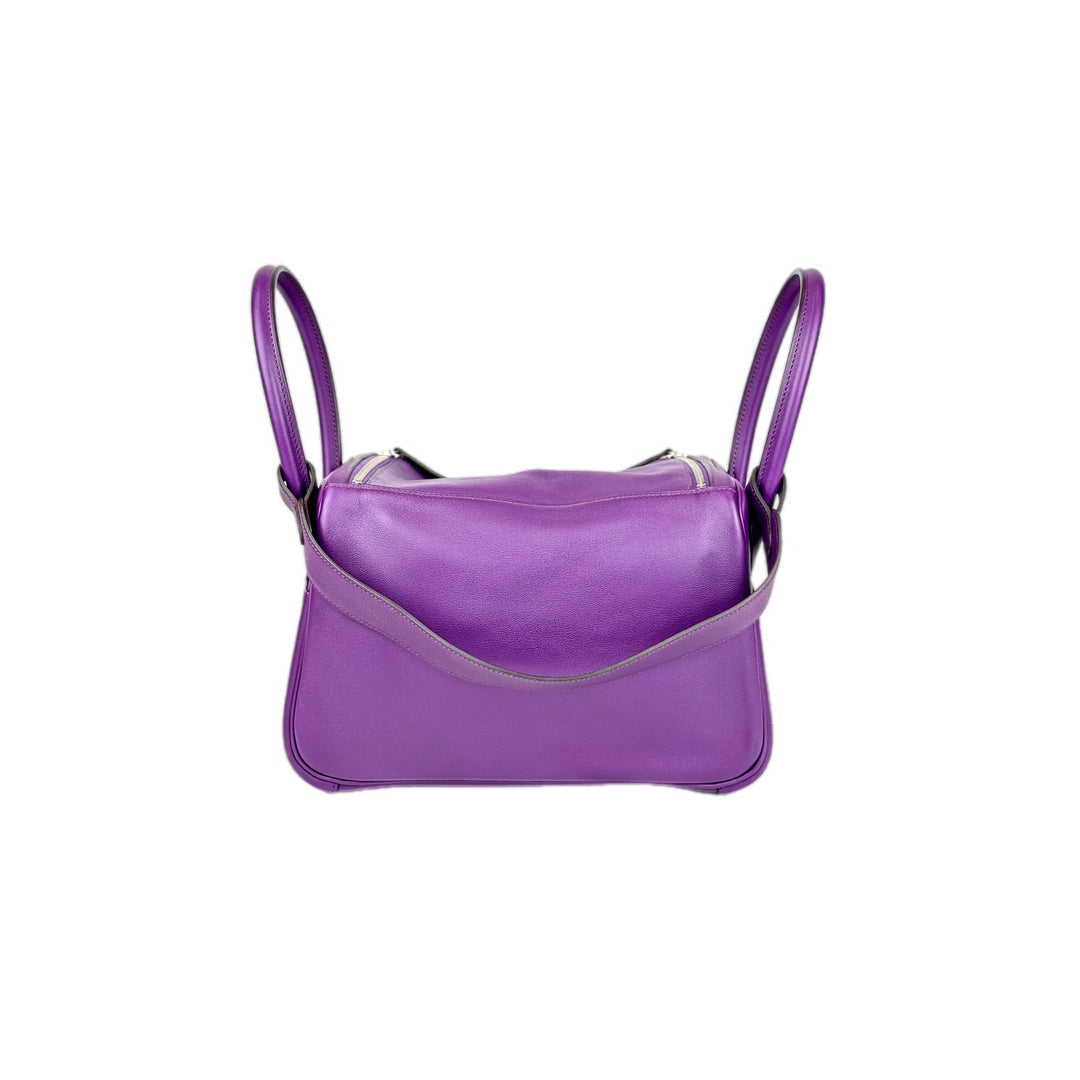 Hermes Lindy 26cm Bag Purple Evercolor