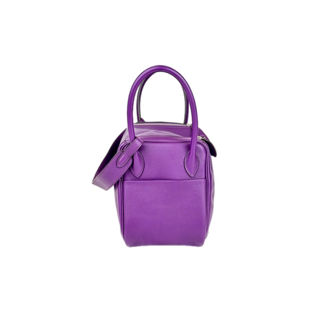 Hermes Lindy 26cm Bag Purple Evercolor