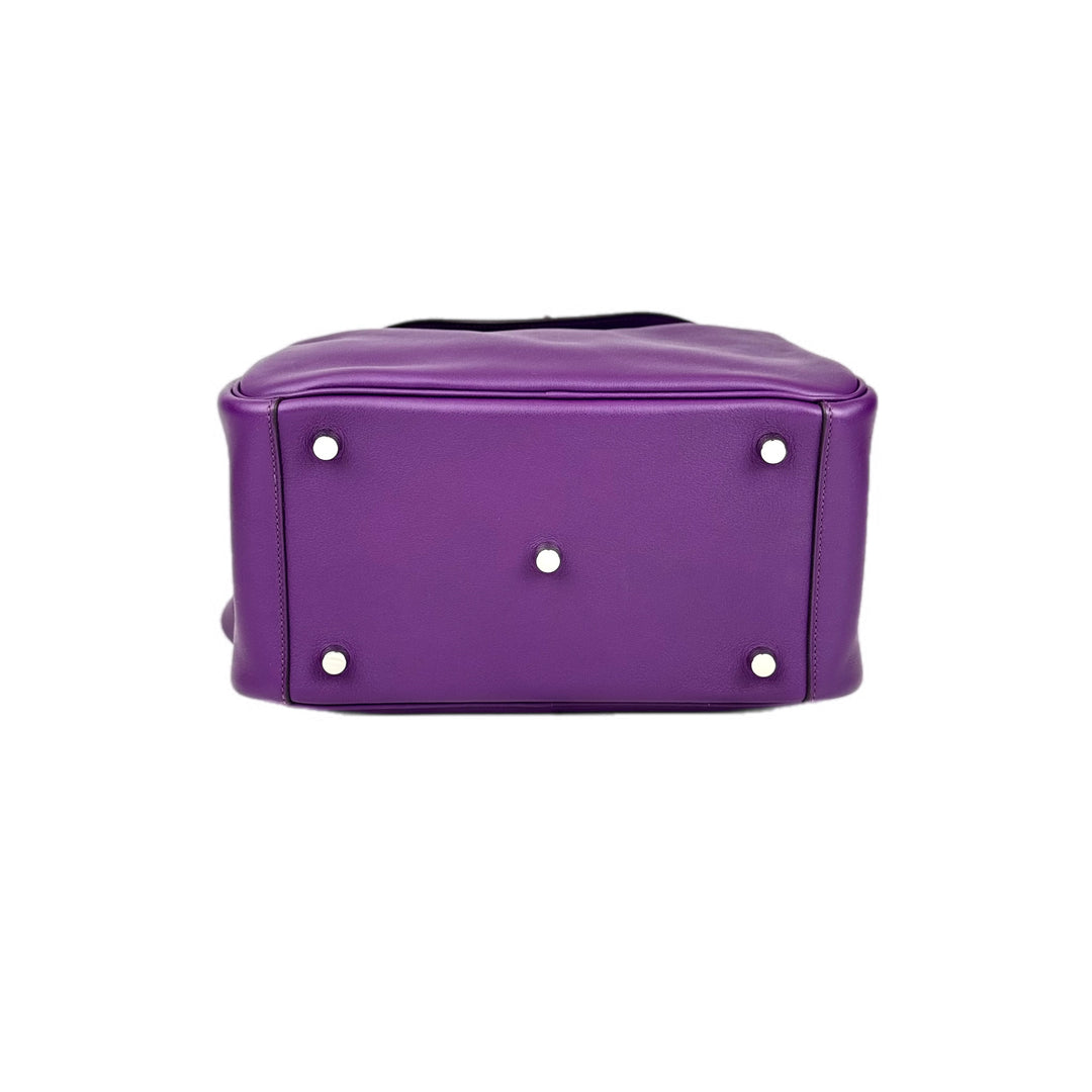 Hermes Lindy 26cm Bag Purple Evercolor