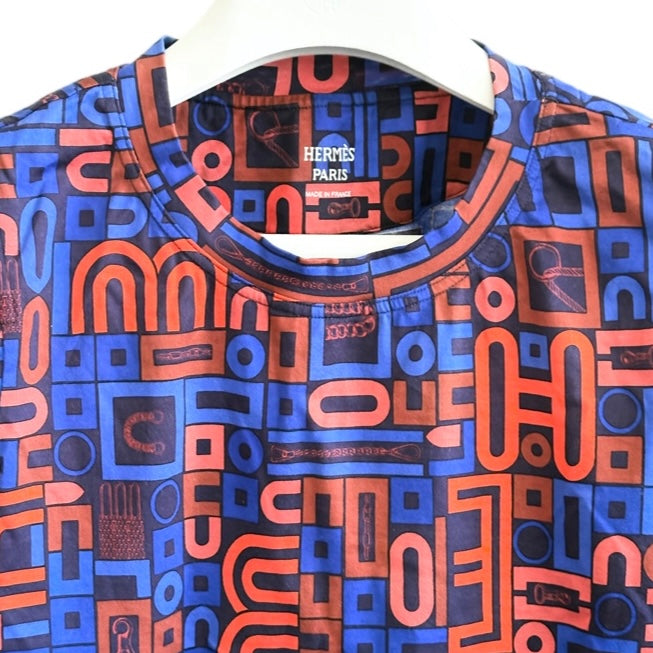 Hermes Cotton  Blue Shirt #40