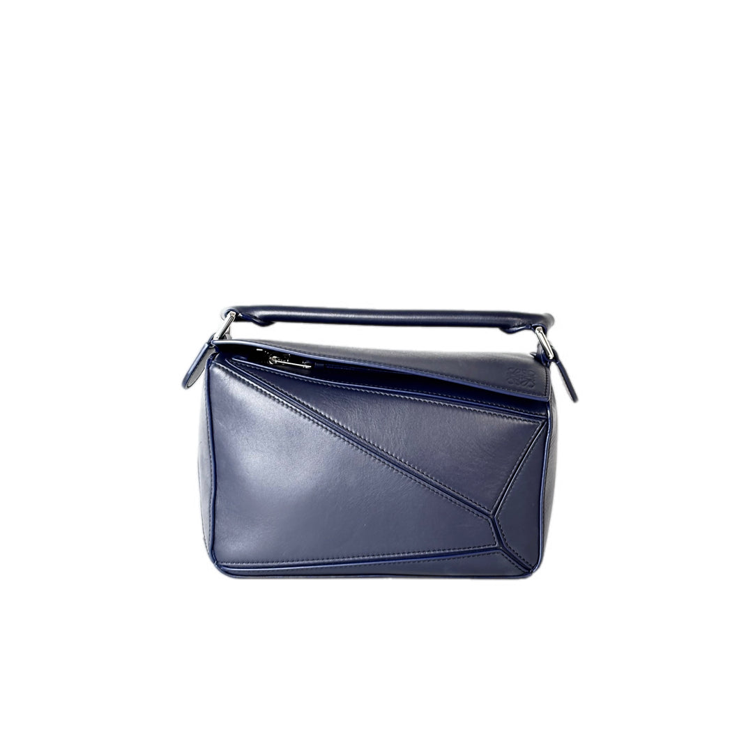 Loewe Puzzle Small Navy Bag