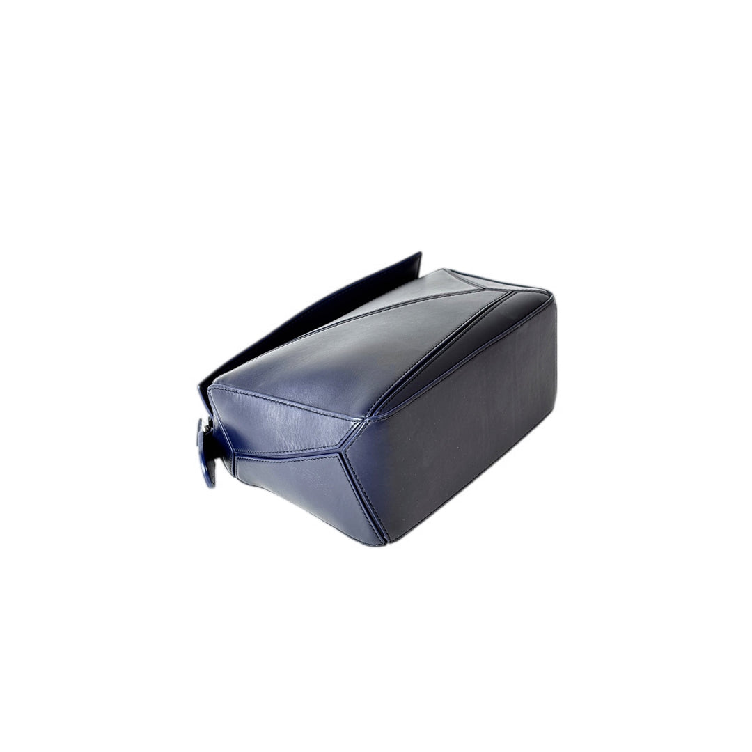 Loewe Puzzle Small Navy Bag