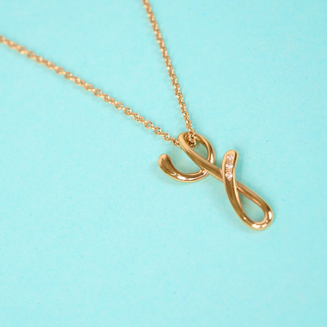 Tiffany 18k Gold Elsa Peretti Necklace