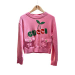 Gucci Cotton Jersey Pink Cherry Sweatshirt #S - Jiaxyk