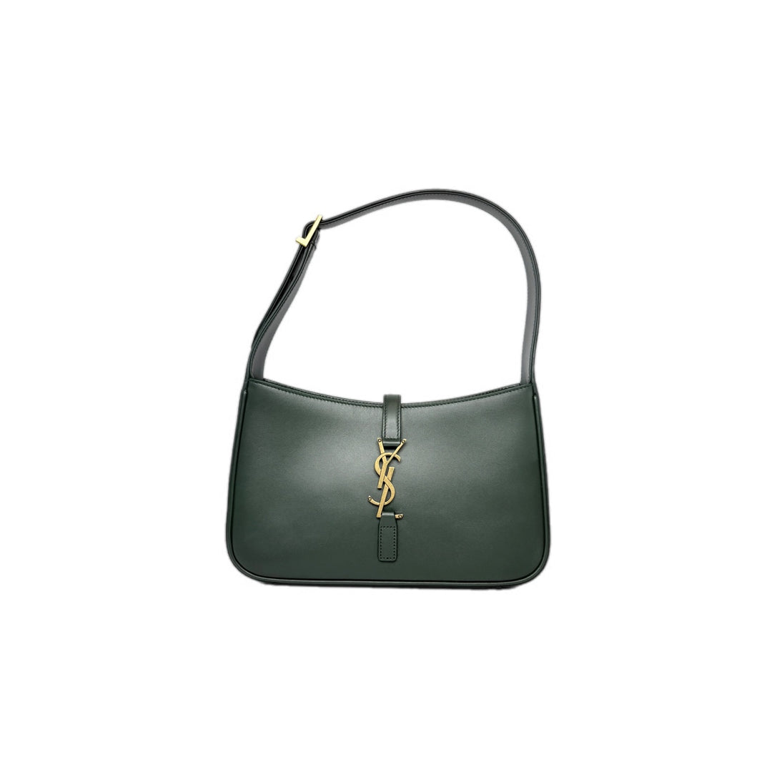 YSL Le 5 À 7 Hobo Bag Dark Green