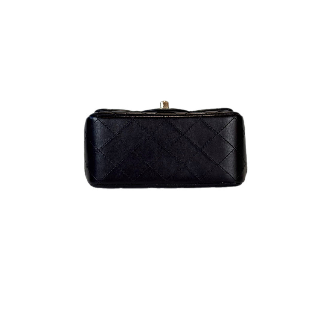 Chanel Black Classic Flap Mini Square Bag