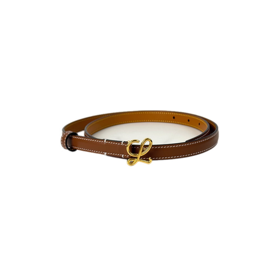 Loewe Brown Mini Belt 80cm