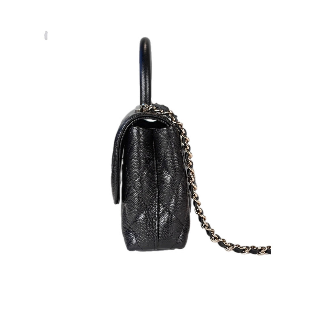 Chanel Coco Handle Black Caviar Mini Bag