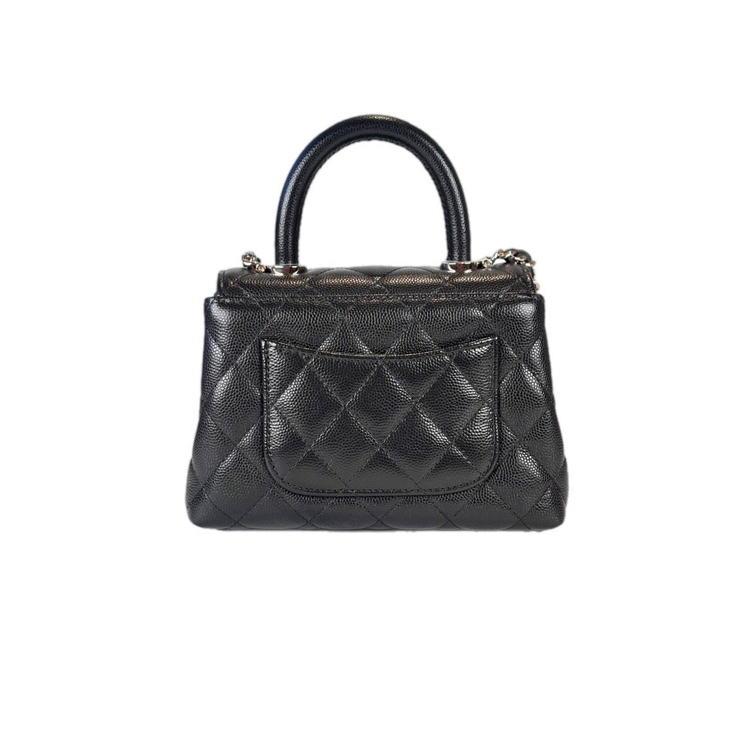 Chanel Coco Handle Black Caviar Mini Bag