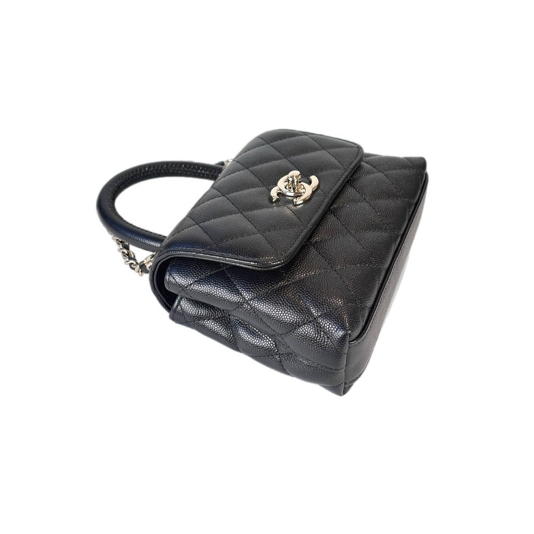 Chanel Coco Handle Black Caviar Mini Bag
