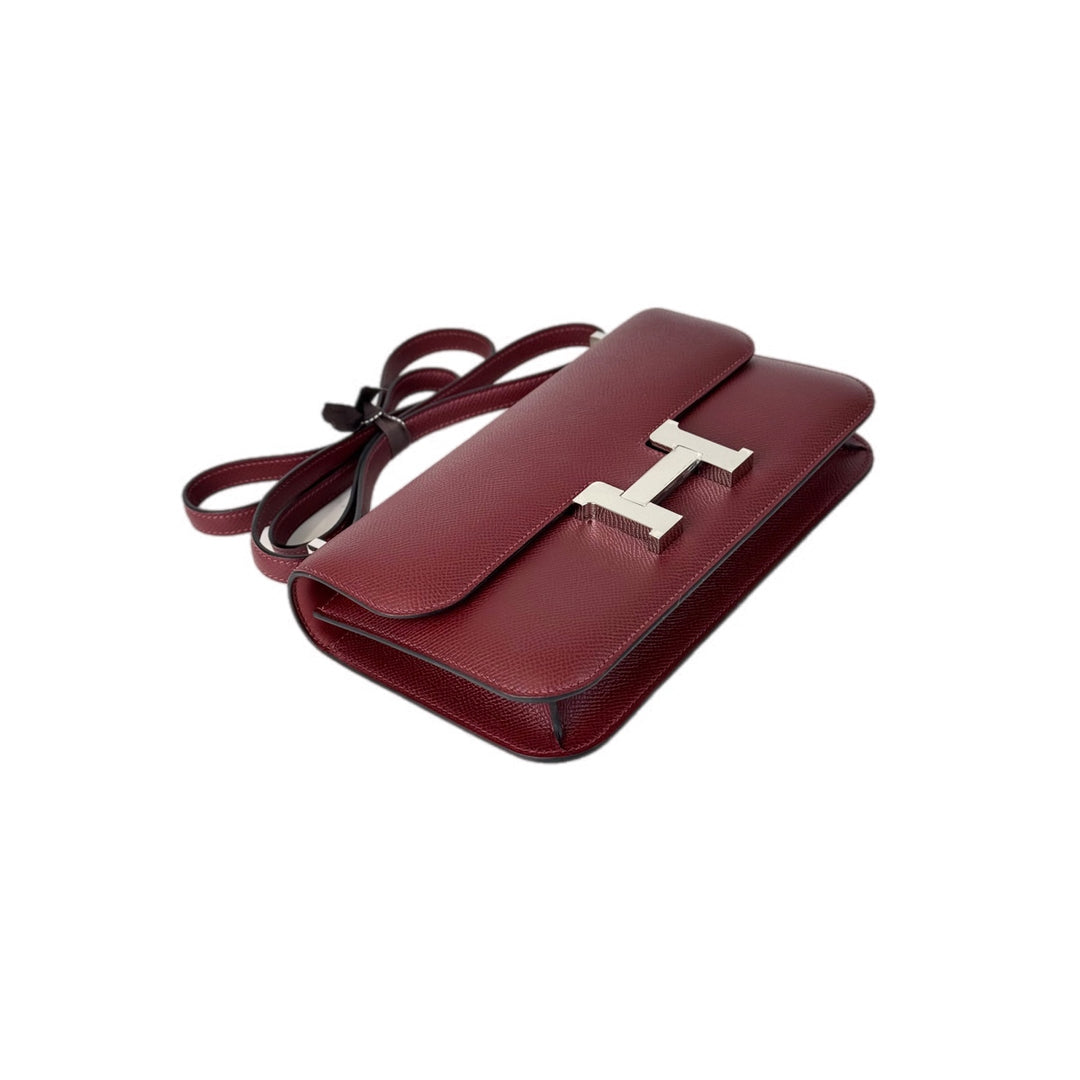 Hermes Constance Elan Epsom 55 Rouge Bag