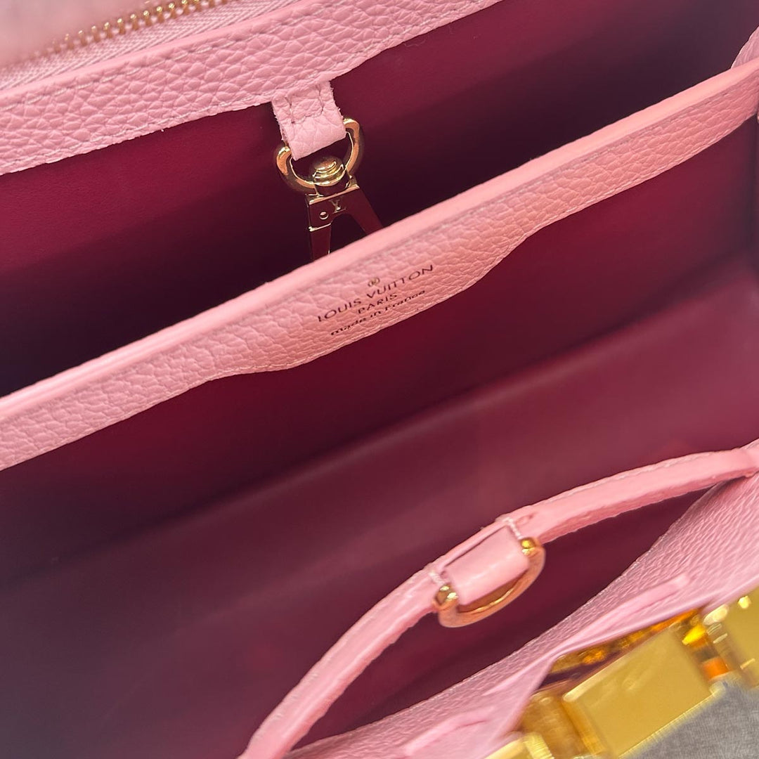 Louis Vuitton Capucines Bb Pink/Red Bag