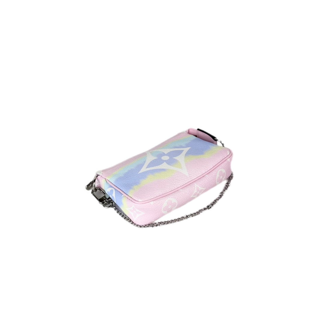 Louis Vuitton Mini Pink Pochette Accessoires Bag
