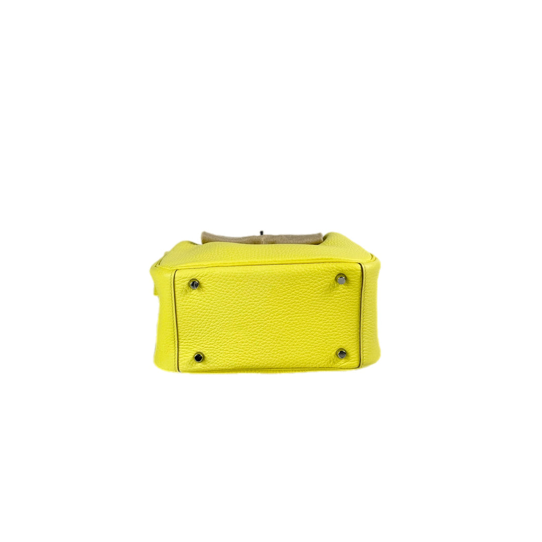 Hermes Lindy Mini Lime Bag TC