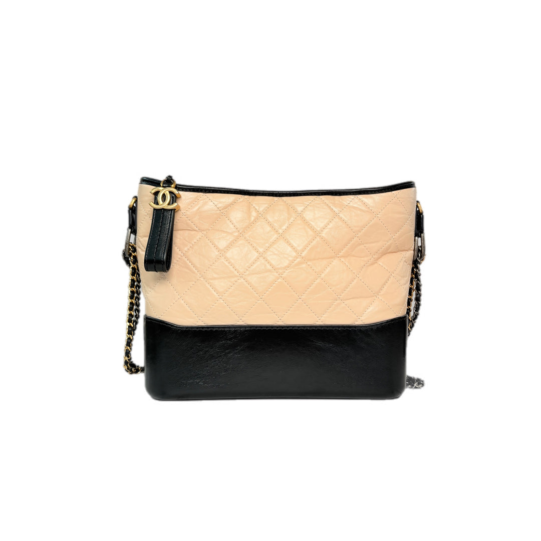 Chanel Gabrielle Large Beige/Black Bag
