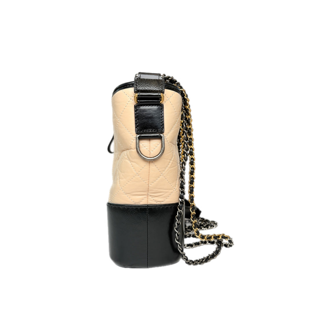 Chanel Gabrielle Large Beige/Black Bag