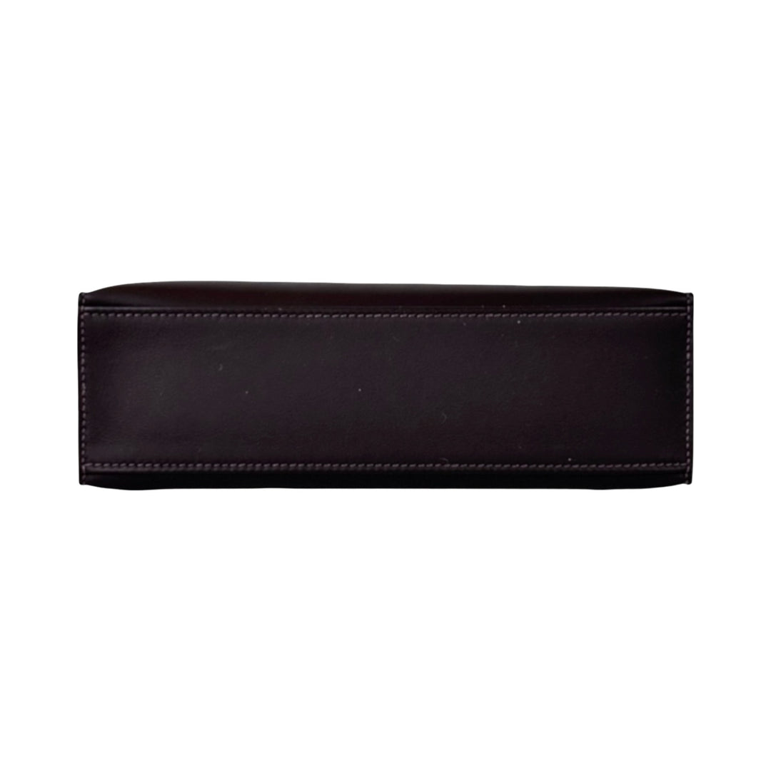 Hermes Kelly Pochette Bag Swift T3 Bai Brun