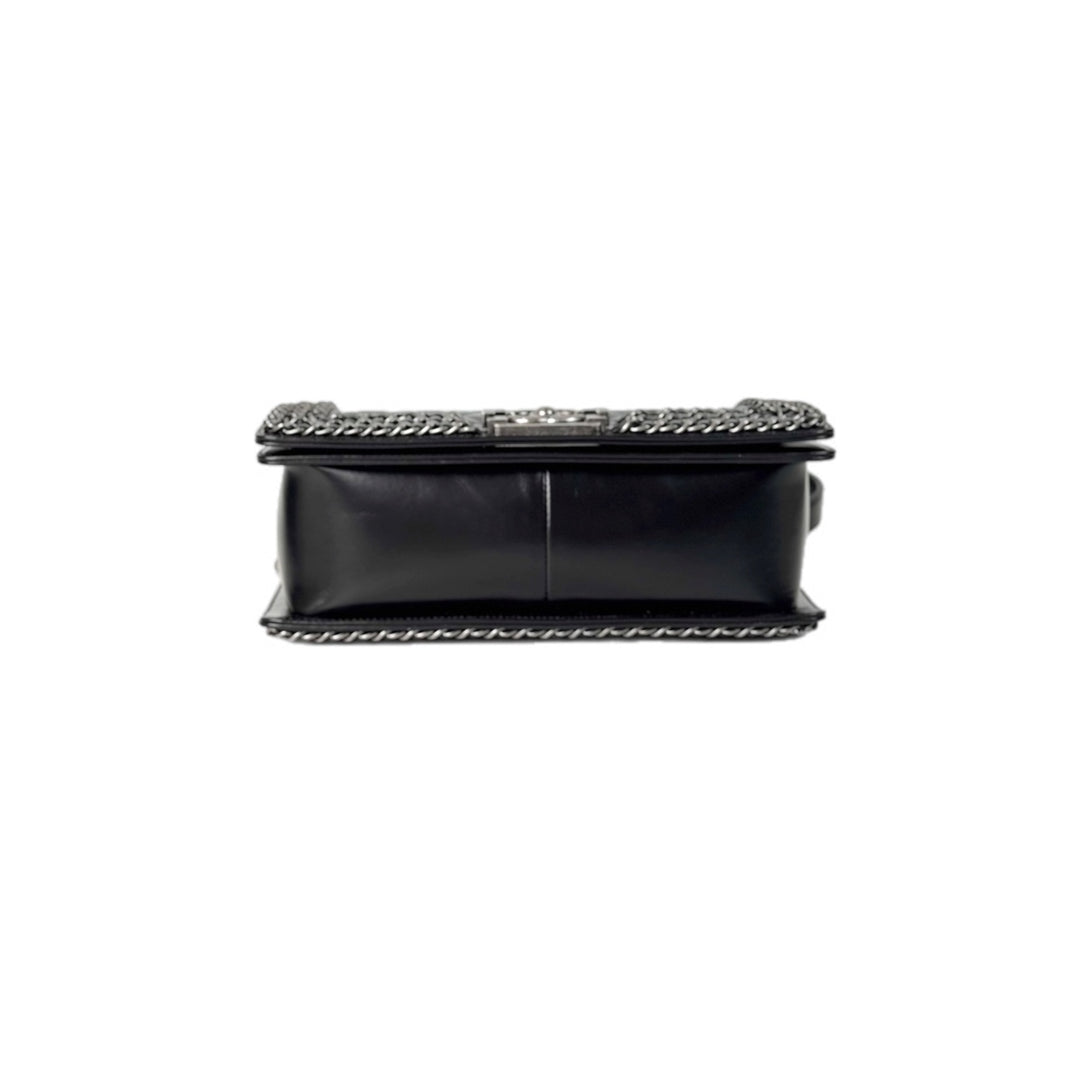 Chanel Leboy Black Calfskin Medium Bag