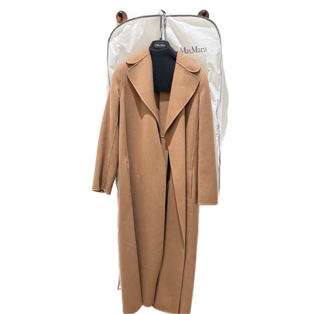 S’ Maxmara Caramel Wool Long Trench
