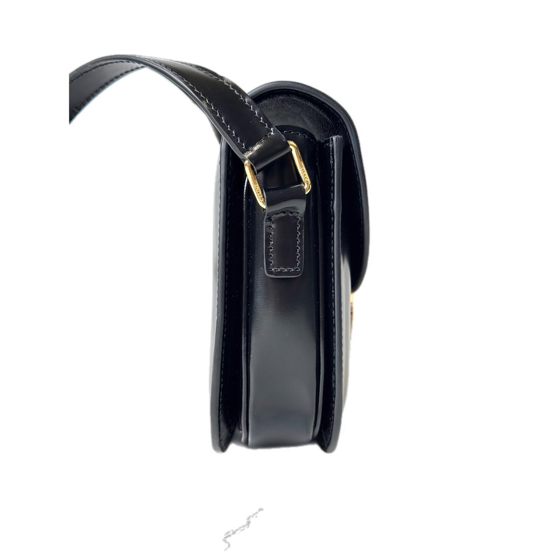 Celine Triomphe Crossbody Bag Black