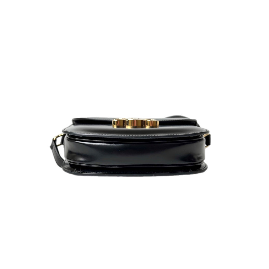 Celine Triomphe Crossbody Bag Black