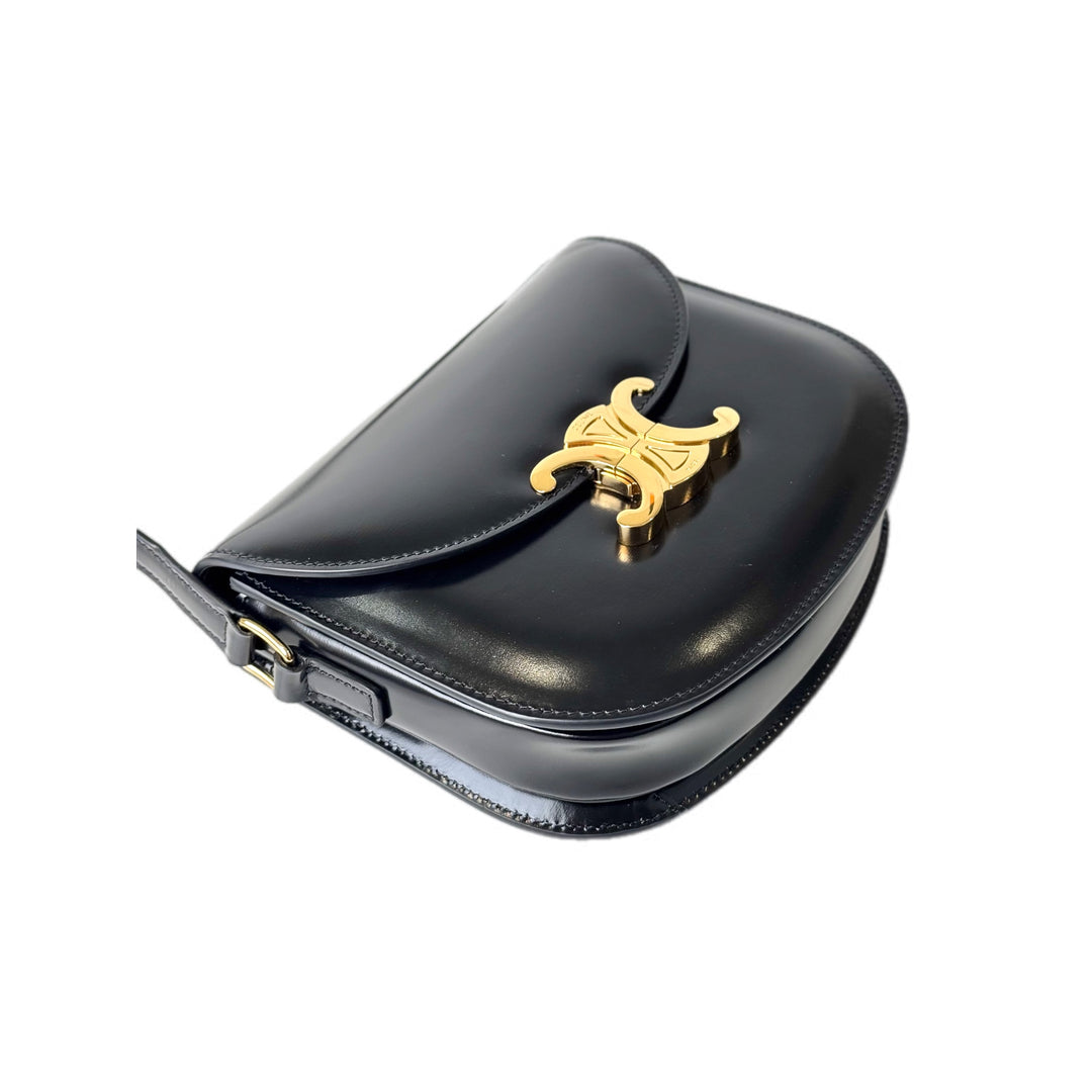 Celine Triomphe Crossbody Bag Black