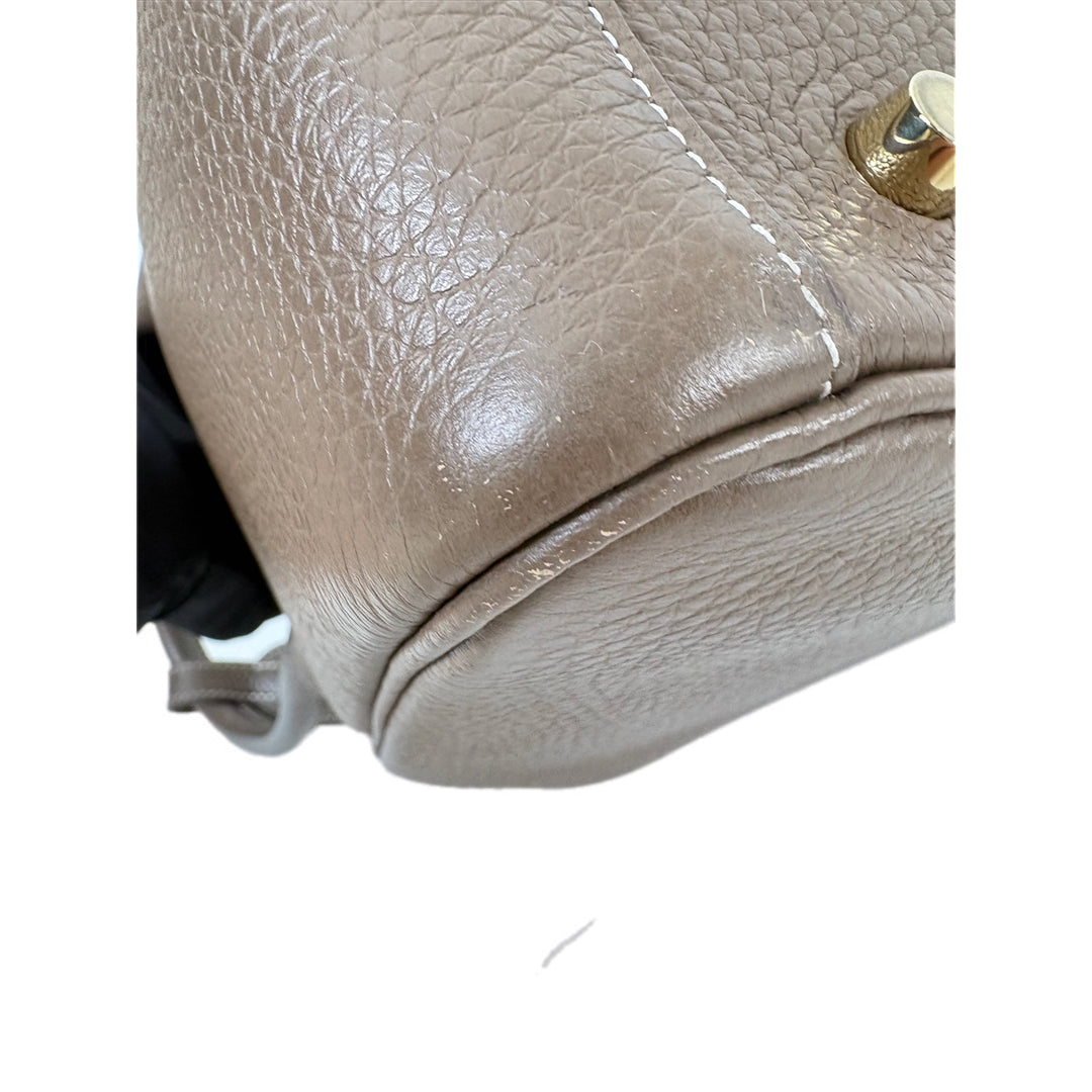 Hermes Lindy 30cm Etoupe Gold Togo Bag